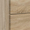 Szafka Nocna dąb Sonoma 62 x 34,5 x 47,5 cm Drewno inżynieryjne