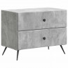 Szafka Nocna z szufladą Betonowy szary 62 x 34,5 x 47,5 cm