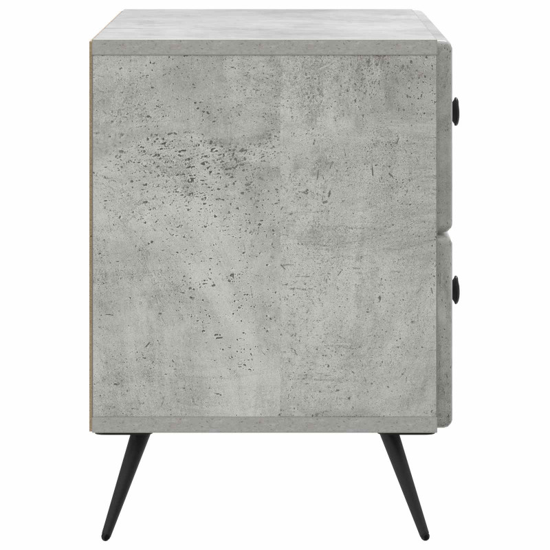 Szafka Nocna z szufladą Betonowy szary 62 x 34,5 x 47,5 cm