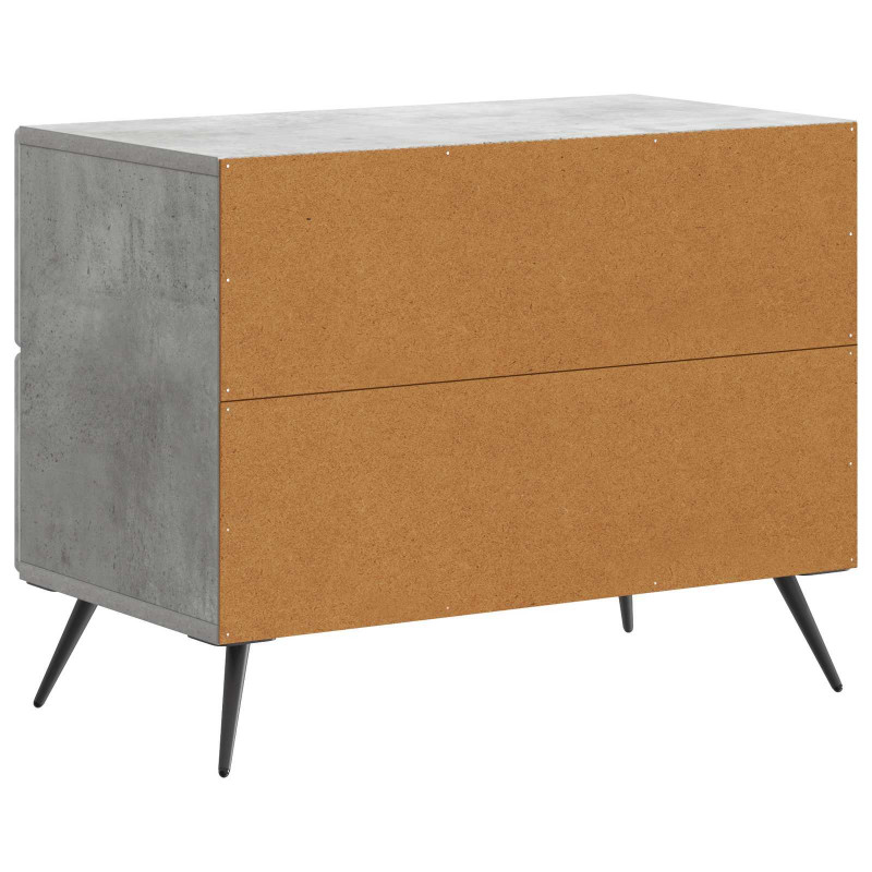 Szafka Nocna z szufladą Betonowy szary 62 x 34,5 x 47,5 cm