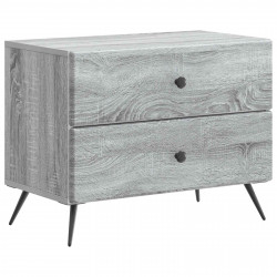 Szafka Nocna z szufladą Szary Sonoma 62 x 34,5 x 47,5 cm