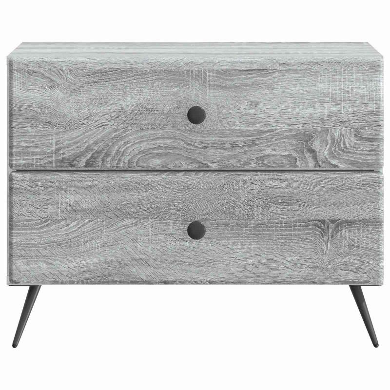 Szafka Nocna z szufladą Szary Sonoma 62 x 34,5 x 47,5 cm