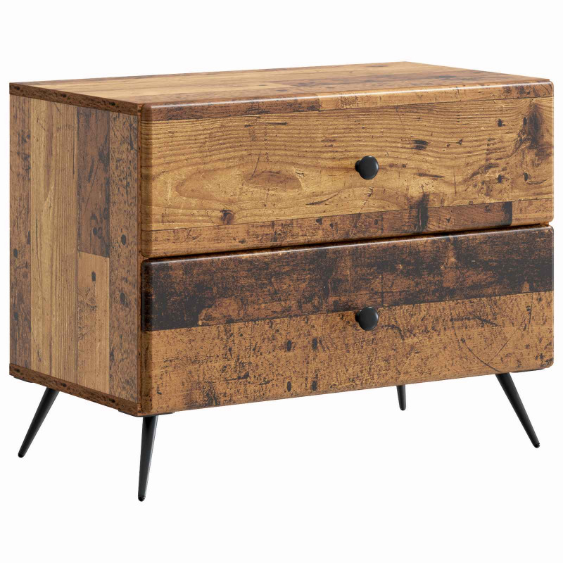 Szafka Nocna z szufladą Stare drewno 62 x 34,5 x 47,5 cm
