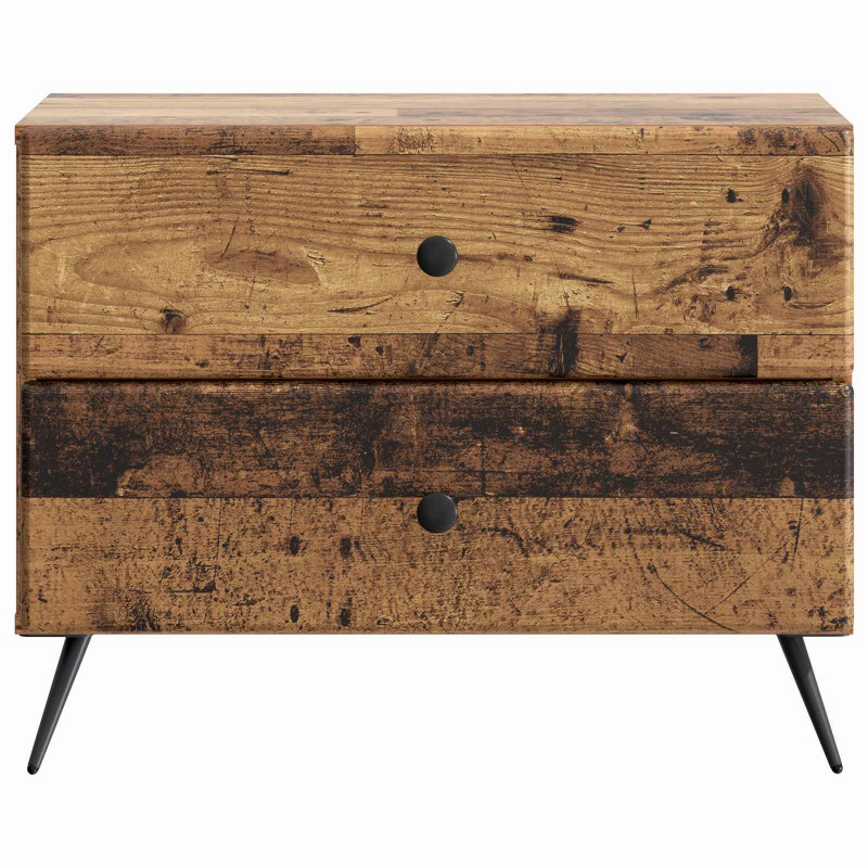 Szafka Nocna z szufladą Stare drewno 62 x 34,5 x 47,5 cm