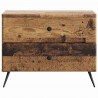 Szafka Nocna z szufladą Stare drewno 62 x 34,5 x 47,5 cm