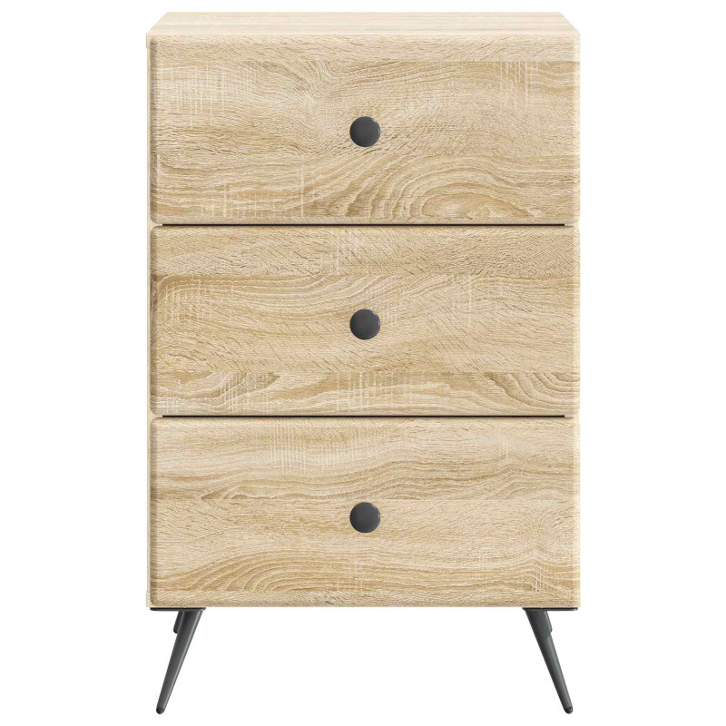 Szafka Nocna dąb Sonoma 43 x 41 x 66,5 cm Drewno inżynieryjne
