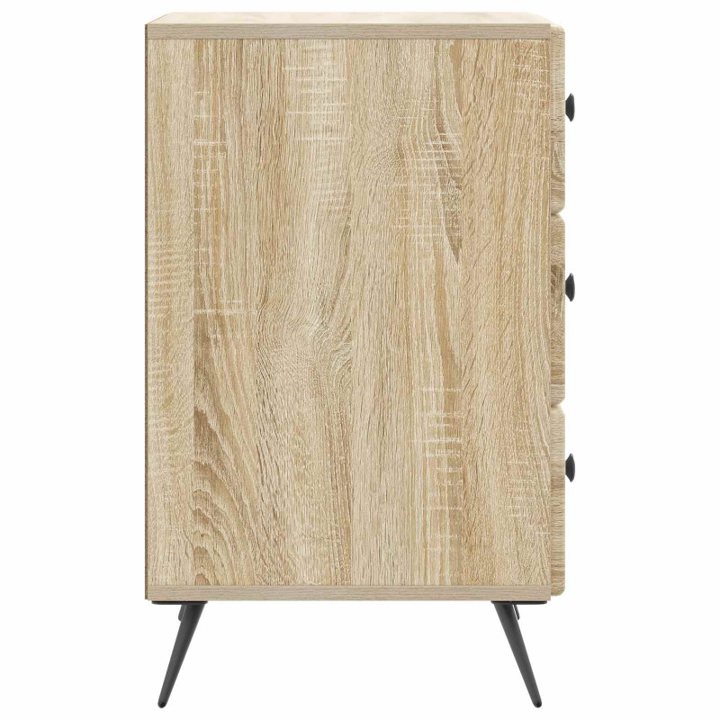 Szafka Nocna dąb Sonoma 43 x 41 x 66,5 cm Drewno inżynieryjne
