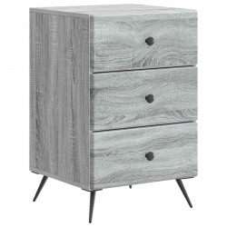 Szafka Nocna Szary Sonoma 43 x 41 x 66,5 cm Drewno inżynieryjne