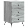 Szafka Nocna Szary Sonoma 43 x 41 x 66,5 cm Drewno inżynieryjne