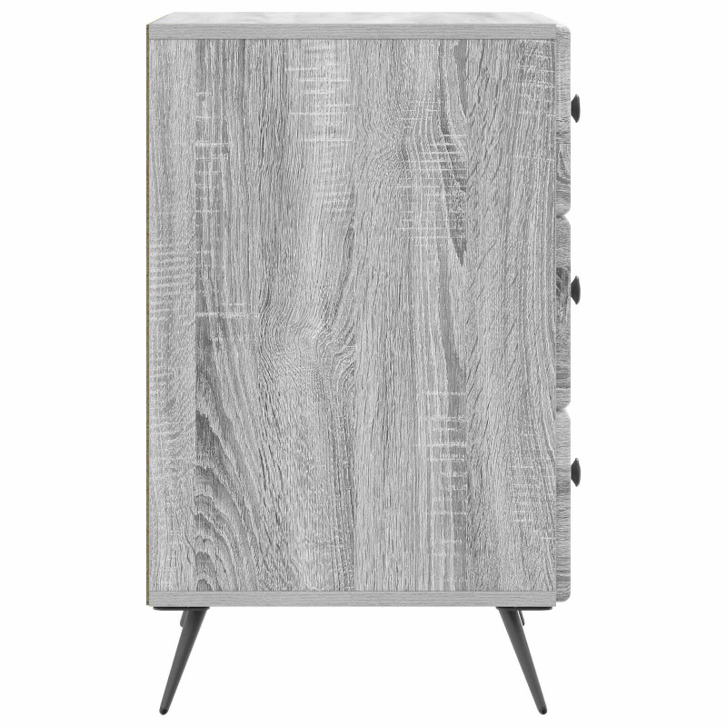 Szafka Nocna Szary Sonoma 43 x 41 x 66,5 cm Drewno inżynieryjne