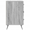 Szafka Nocna Szary Sonoma 43 x 41 x 66,5 cm Drewno inżynieryjne