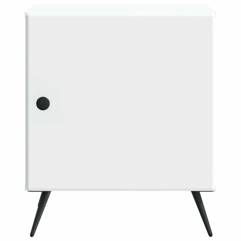 Szafka Nocna 2 pcs Biały 43 x 34,5 x 50 cm Drewno inżynieryjne