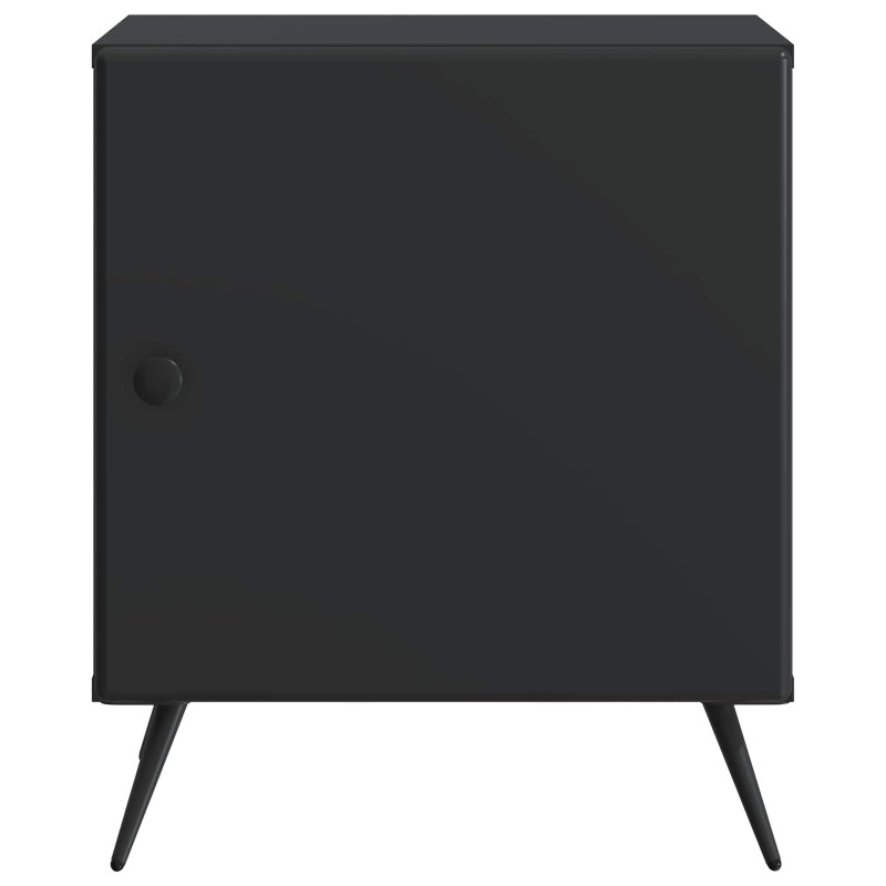 Szafka Nocna Czarny 43 x 34,5 x 50 cm Drewno inżynieryjne