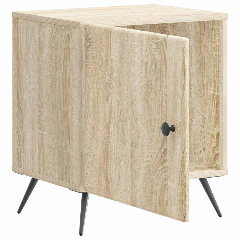 Szafka Nocna 2 pcs dąb Sonoma 43 x 34,5 x 50 cm