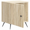 Szafka Nocna 2 pcs dąb Sonoma 43 x 34,5 x 50 cm