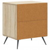 Szafka Nocna 2 pcs dąb Sonoma 43 x 34,5 x 50 cm