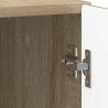 Szafka Nocna 2 pcs dąb Sonoma 43 x 34,5 x 50 cm