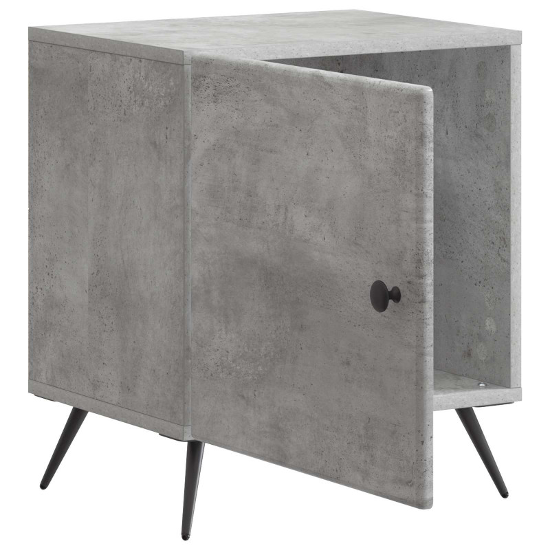 Szafka Nocna Betonowy szary 43 x 34,5 x 50 cm