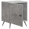 Szafka Nocna 2 pcs Betonowy szary 43 x 34,5 x 50 cm