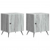 Szafka Nocna 2 pcs Szary Sonoma 43 x 34,5 x 50 cm