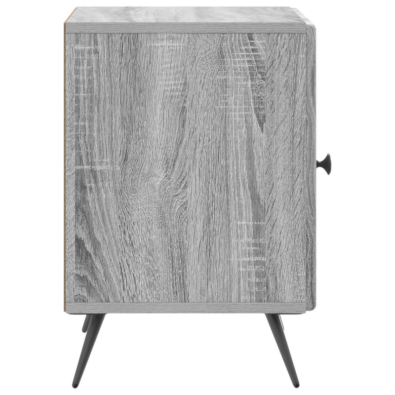 Szafka Nocna 2 pcs Szary Sonoma 43 x 34,5 x 50 cm
