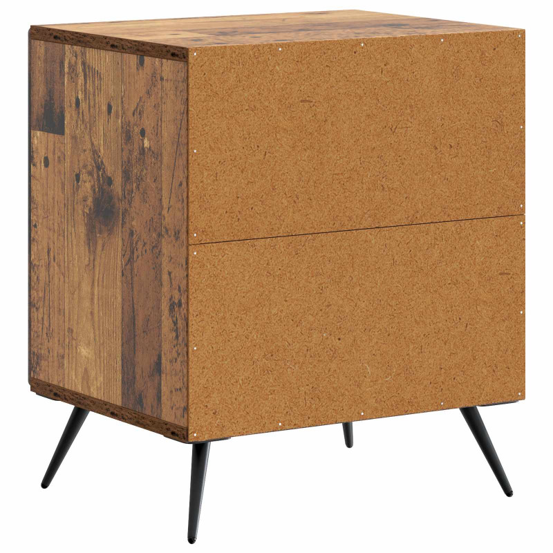 Szafka Nocna Stare drewno 43 x 34,5 x 50 cm Drewno inżynieryjne