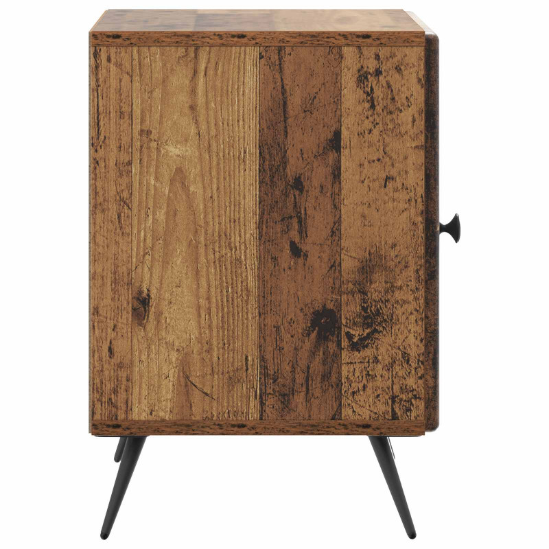 Szafka Nocna 2 pcs Stare drewno 43 x 34,5 x 50 cm