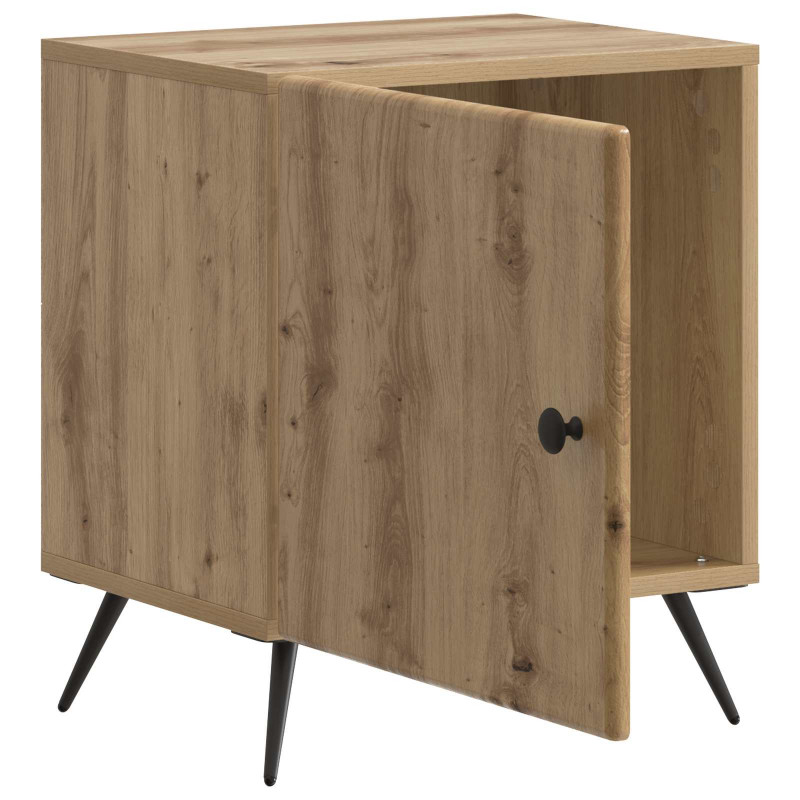 Szafka Nocna 2 pcs Dąb artisan 43 x 34,5 x 50 cm