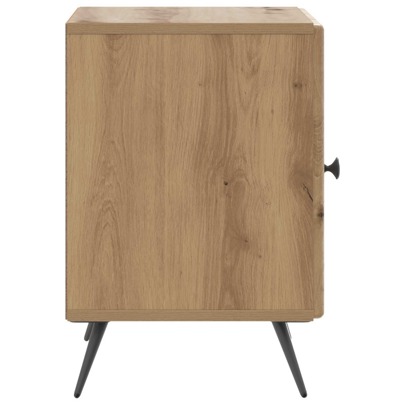 Szafka Nocna 2 pcs Dąb artisan 43 x 34,5 x 50 cm