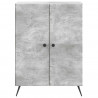 Bufet Betonowy szary 66 x 34,5 x 90 cm Drewno inżynieryjne
