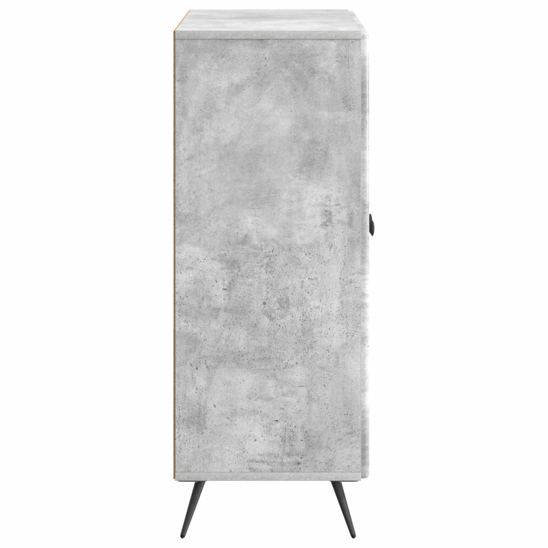 Bufet Betonowy szary 66 x 34,5 x 90 cm Drewno inżynieryjne