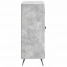 Bufet Betonowy szary 66 x 34,5 x 90 cm Drewno inżynieryjne