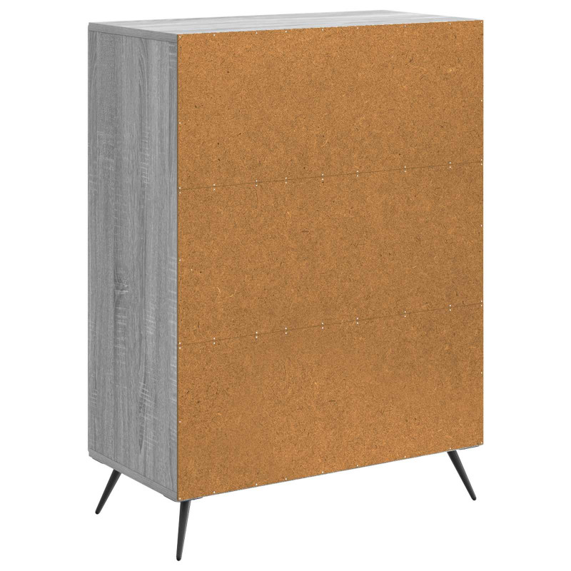 Bufet Szary Sonoma 66 x 34,5 x 90 cm Drewno inżynieryjne