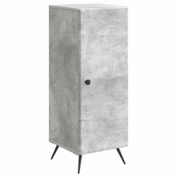 Bufet Betonowy szary 33 x 34,5 x 90 cm Drewno inżynieryjne