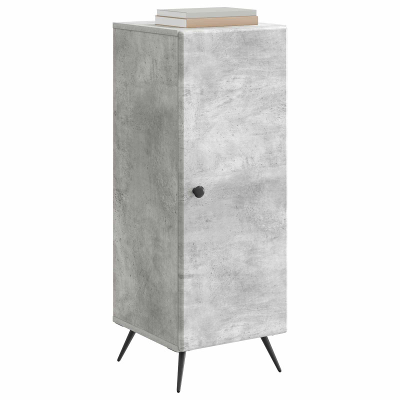 Bufet Betonowy szary 33 x 34,5 x 90 cm Drewno inżynieryjne