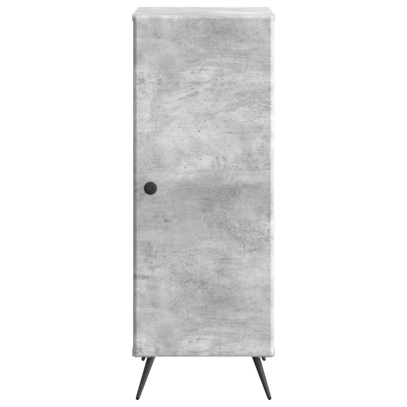 Bufet Betonowy szary 33 x 34,5 x 90 cm Drewno inżynieryjne