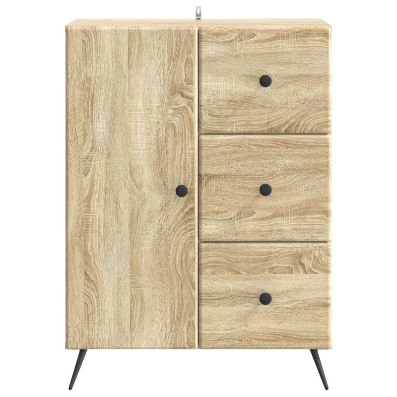 Bufet dąb Sonoma 66 x 34,5 x 90 cm Drewno inżynieryjne