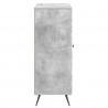 Bufet Betonowy szary 66 x 34,5 x 90 cm Drewno inżynieryjne