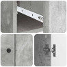 Bufet Betonowy szary 66 x 34,5 x 90 cm Drewno inżynieryjne