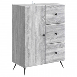 Bufet Szary Sonoma 66 x 34,5 x 90 cm Drewno inżynieryjne