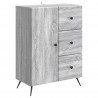 Bufet Szary Sonoma 66 x 34,5 x 90 cm Drewno inżynieryjne