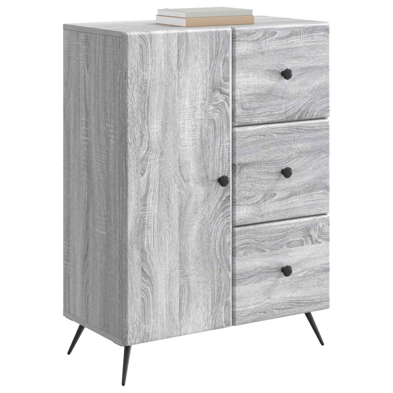 Bufet Szary Sonoma 66 x 34,5 x 90 cm Drewno inżynieryjne