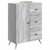 Bufet Szary Sonoma 66 x 34,5 x 90 cm Drewno inżynieryjne