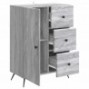 Bufet Szary Sonoma 66 x 34,5 x 90 cm Drewno inżynieryjne