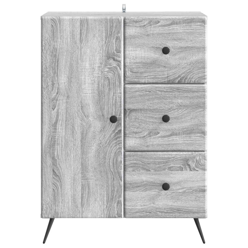 Bufet Szary Sonoma 66 x 34,5 x 90 cm Drewno inżynieryjne