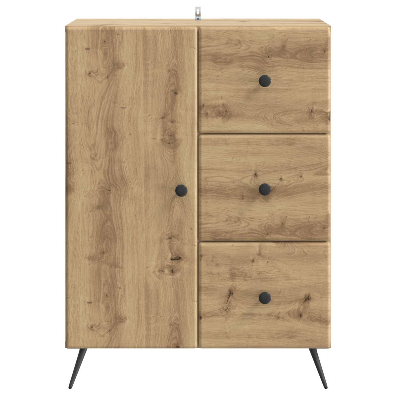 Bufet Dąb artisan 66 x 34,5 x 90 cm Drewno inżynieryjne
