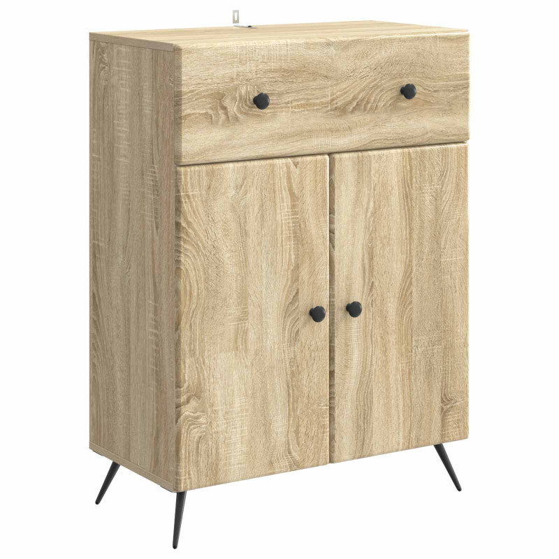 Bufet dąb Sonoma 66 x 34,5 x 90 cm Drewno inżynieryjne