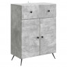 Bufet Betonowy szary 66 x 34,5 x 90 cm Drewno inżynieryjne