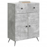 Bufet Betonowy szary 66 x 34,5 x 90 cm Drewno inżynieryjne