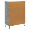 Bufet Betonowy szary 66 x 34,5 x 90 cm Drewno inżynieryjne